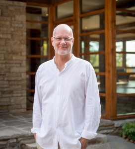 Mike in front of Versant house